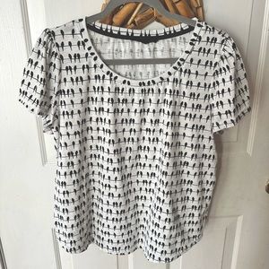 Jane and Delancey - Bird print tee